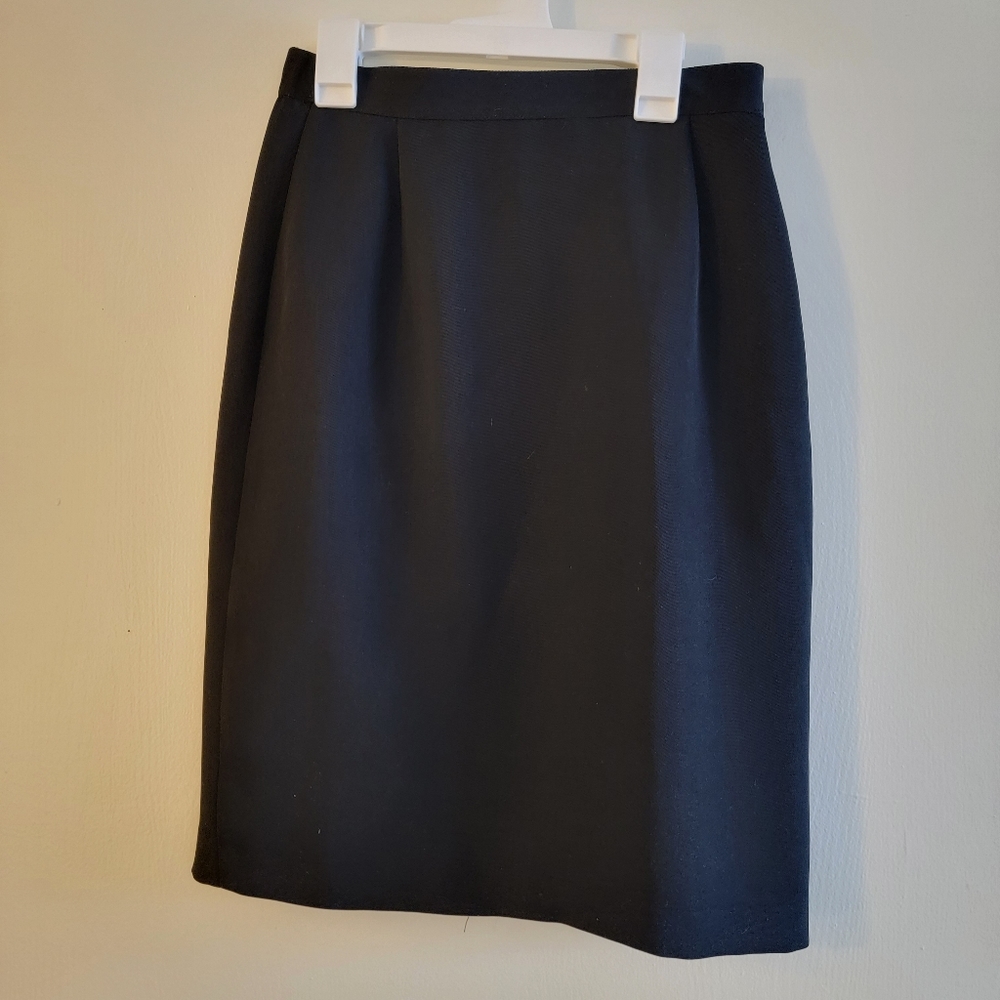 Professional black pencil skirt